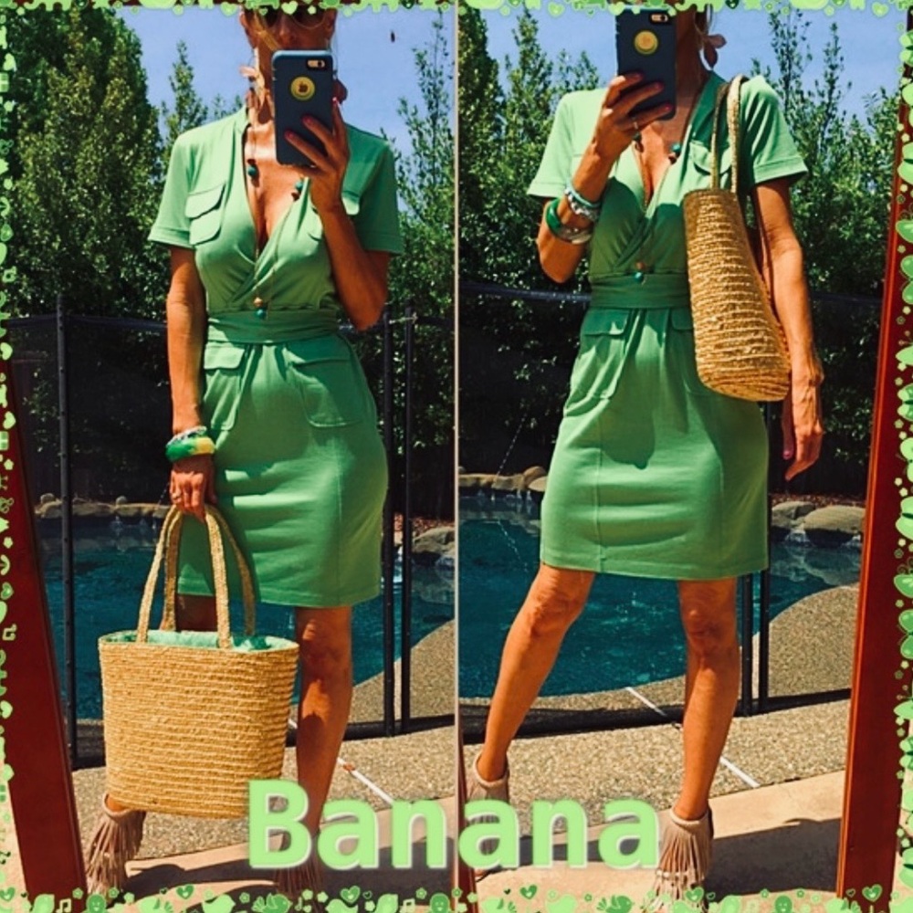 Banana Republic Green Dress
